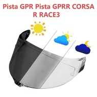 PISTA Photochromic Visor for AGV Pista GPR Pista GPRR CORSA R RACE3 Helmet Face Shield Lens Durable 