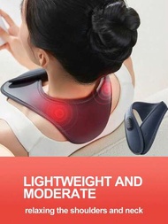 電加熱肩頸熱敷頸部保護帶，頸套，頸部按摩，放鬆，保暖裝置，可充電加熱袋