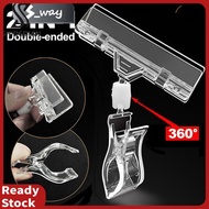 Throughout the double clip advertisement, the Plastic Display Stand with Price Tag for Supermarket R