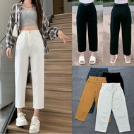 Bigsize Baggy Pants 9 Inches High Waist Personality Dynamic Fashion Elegant Basic Easy to Coordinate