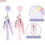 LAEULY Retractable Nurse Pen, Lightweight Badge Holder Nurse Ballpoint Pen, Nurse Accessories Highli