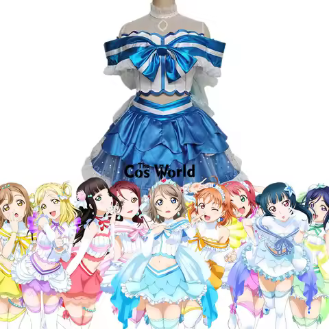Love Live Sunshine Aqours Koini Naritai Aquarium Fishtail Takami Chika Kurosawa Dia Ruby Customizabl