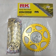 y16/y15 yamaha Rk 428 chain set