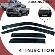 Isuzu Dmax D-max X-Terrain 2020-2025 Flat Door Visor Air Press Sun Visor (1set)