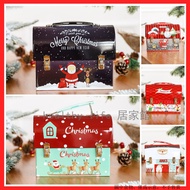 Christmas Small House Candy Storage Box Christmas Decorations Creative Piggy Bank Portable Children Christmas Gift Box