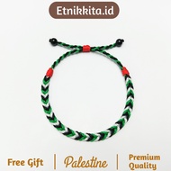 Etnikkita Palestine Bracelet, Humanity symbol, Adjustable minimalist design