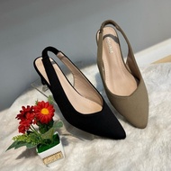 HEELS SARUNG SEPARUH BONNIE (MBN-5) 1INCI SAIZ 35/41 MATERIAL KAIN BERTALI