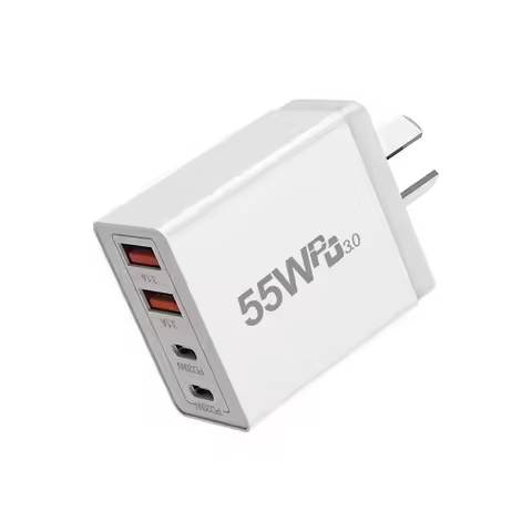 55W USB Charger Multiple Ports USB C Charger PD 3.0 Type C Quick Charge 3.0 Fast Charging For Samsun