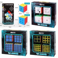 [Ready Stock in KL] MoYu Meilong 2+3 or 2x2 3x3 4x4 & 5x5 Stickerless Magic Cube Bundle 2x2x2 3x3x3 