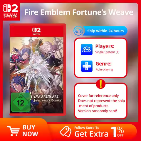 Nintendo Switch 2 Game - Fire Emblem Fortune's Weave‌ - NS2 Games Cartridge Physical Card Support TV