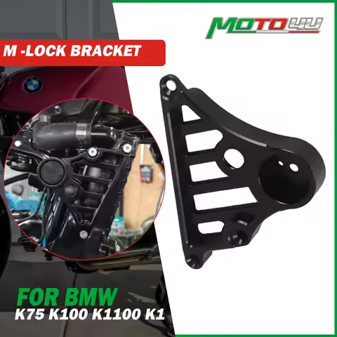 For BMW K75 K 75 K100 K1100 K1 CNC Aluminum M -lock Bracket Right Side Black electronic ignition loc