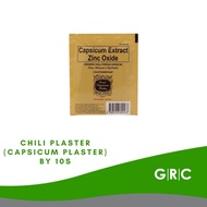 Chili Plaster (Capsicum Plaster) by 10s (1 Pack)