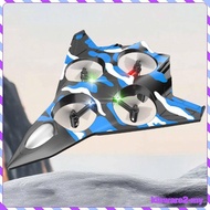 [KlowareafMY] Remote Control Airplane Helicopter Fixed Wing Aircraft Lightweight with Lights RC Plan