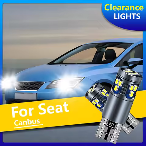 2PCS LED Clearance Light T10 Canbus For Seat Leon 1M 1P 5F Ibiza 6L 6J 6P Alhambra Altea Ateca Arona