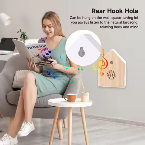 Realistic Bird Chirping Sound Bird Sound Music Box Lightweight Portable Bird Chirping Sound Box Moti