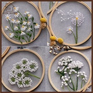 YELGIRL Embroidery Sets Dandelion Plants Sewing accessories Beginners Yarn Embroidery