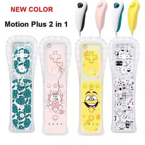 Wii Controller For Nintendo WiiU Remote With Silicone Case And Strap Compatible For Nintendo Wii/Wii