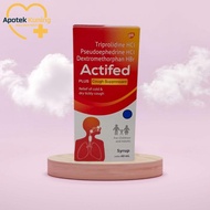 actifed plus cough supressant sirup 60 ml (merah)