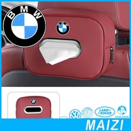 [READY] BMW F30 Car Leather Back-Mounted Tissue Box BMW E46 Body Kit Car Decoration BMW G20 F10 E90 