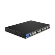 Linksys LGS352MPC 48 Port Gigabit Network PoE+ Switch @ 740W with 4 x 10G Uplink SFP+ Slots - Advanc