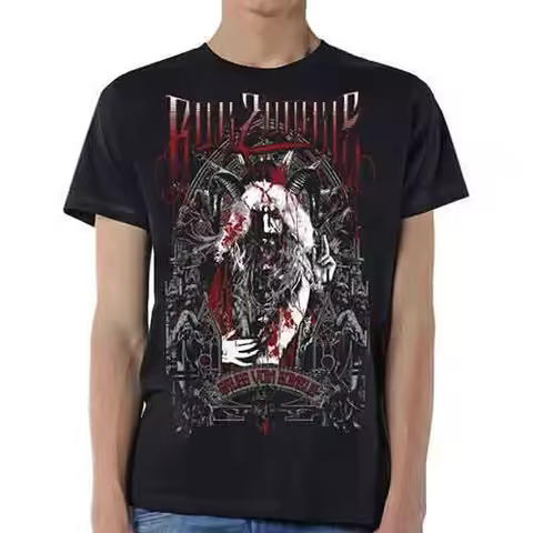 Rob Zombie Krampas Zombie T-Shirt Black New