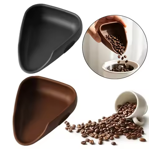 Silicone Coffee Weighing Dish Non-Toxic Coffee Bean Dosing Tray Coffee Bean Dosing Cup for Scale & B