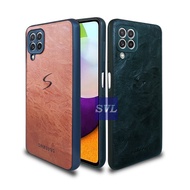Premium] Leather Samsung A22 4G/A22 5G Casing Softcase Slim Case