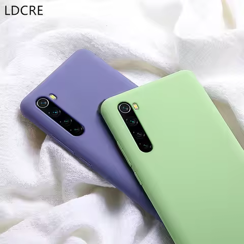 For Oneplus 8T Case For Oneplus Nord Cover Liquid Silicone Soft Rubber Protector Coque Funda Case Fo