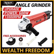 ♞【REAIM】Angle Grinder Tool barina and grinder and drill set 600W power tool