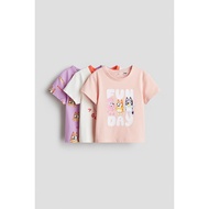 H&M (H&M) Stretch Clothes printed 3-pack Girls 3-pack jersey tops 1101116_5