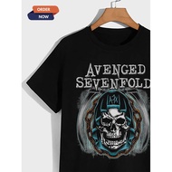Kaos KLATEN/TSHIRT DISTRO AVENGED SEVENFOLD BAJU METAL AX7/METAL BAND/T-SHIRT DISTRO/ MOTIF/Design/D