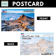Postcard poskad souvenir mount kinabalu Sabah