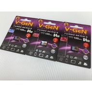 Memory V-GEN TURBO CLASS 10 16gb/32gb/64gb SPEED UP TO 100MB/S