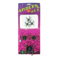 Halloween Event Decoration Decoration Spider Decoration Set (with Spider Web)
