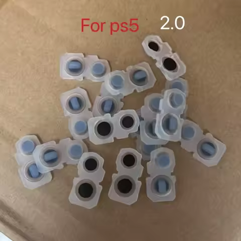 50pcs for Ps5 2.0 Game Pad V2 Controller L1R1 L2R2 Conductive Rubber LR Set