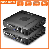 BESDER 4ช่อง8ช่อง DVR AHD กล้องวงจรปิดตรวจตราเครื่องบันทึกซีซีทีวี DVR 4CH 720P / 8CH 1080N เครื่องบ