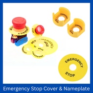 Emergency Stop Cover Nameplate Emergency Switch Emergency Button Accessories Emergency stop protecti