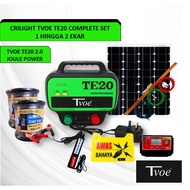 Crilight TVOE TE20 2.0 Joule Power Electric Fence - Complete Set (1 - 2 Acre)