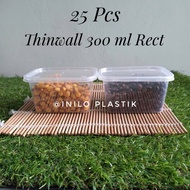 Thinwall Dm Rect 300 Ml / Kotak Makan Plastik Dm 300 Ml Atp
