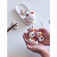 Creative Ceramic Chopstick Holder Chopstick Holder Chopstick Holder Chopstick Pillow Household Hotel