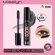 Mascara Misslyn Boombastic Volume, Mascara tạo mi dày và dài có thể rửa'sạch màu đen, Công thức có t