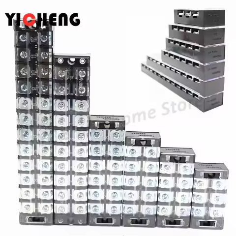 1 Pcs Screw Connection Cable Terminal, Terminal Block, High Current, Insulated Fixed Power Wire Conn