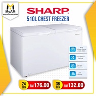 [Peti Ais] Ansuran Mudah Sharp 510 Litre Chest Freezer