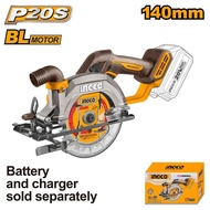 INGCO 20V LI-ION CIRCULAR SAW 140MM BLADE CSLI1402