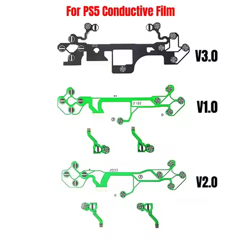 1pcs Replacement Original for Ps5 Conductive Film V1.0 2.0 3.0 Game Pad Controller Button Flex Cable
