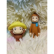 Curious George A Cute Monkey Keychain.