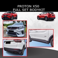 PROTON X50 FULL SET BODYKIT FRONT SKIRT,SIDE SKIRT,REAR SKIRT MATERIAL ABS