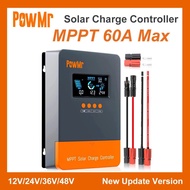 60A MPPT Charge Controller 12V 24V 36V 48V Auto LCD Display 0 layer Solar Regulator Work with AGM Ge