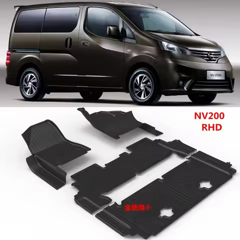 Use for 2018 Nissan NV200 RHD car carpet All-Weather mat Fit For Nissan NV200 custom waterproof floo