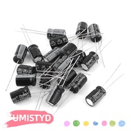 UMISTYDREAMUM9U Electrolytic Capacitors, 8x12mm Aluminium Polarised Electrolytic Capacitor, Radial L